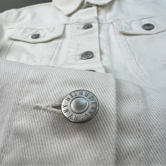 HELMUT LANG Vintage White Denim Jacket - Picture 8 of 11